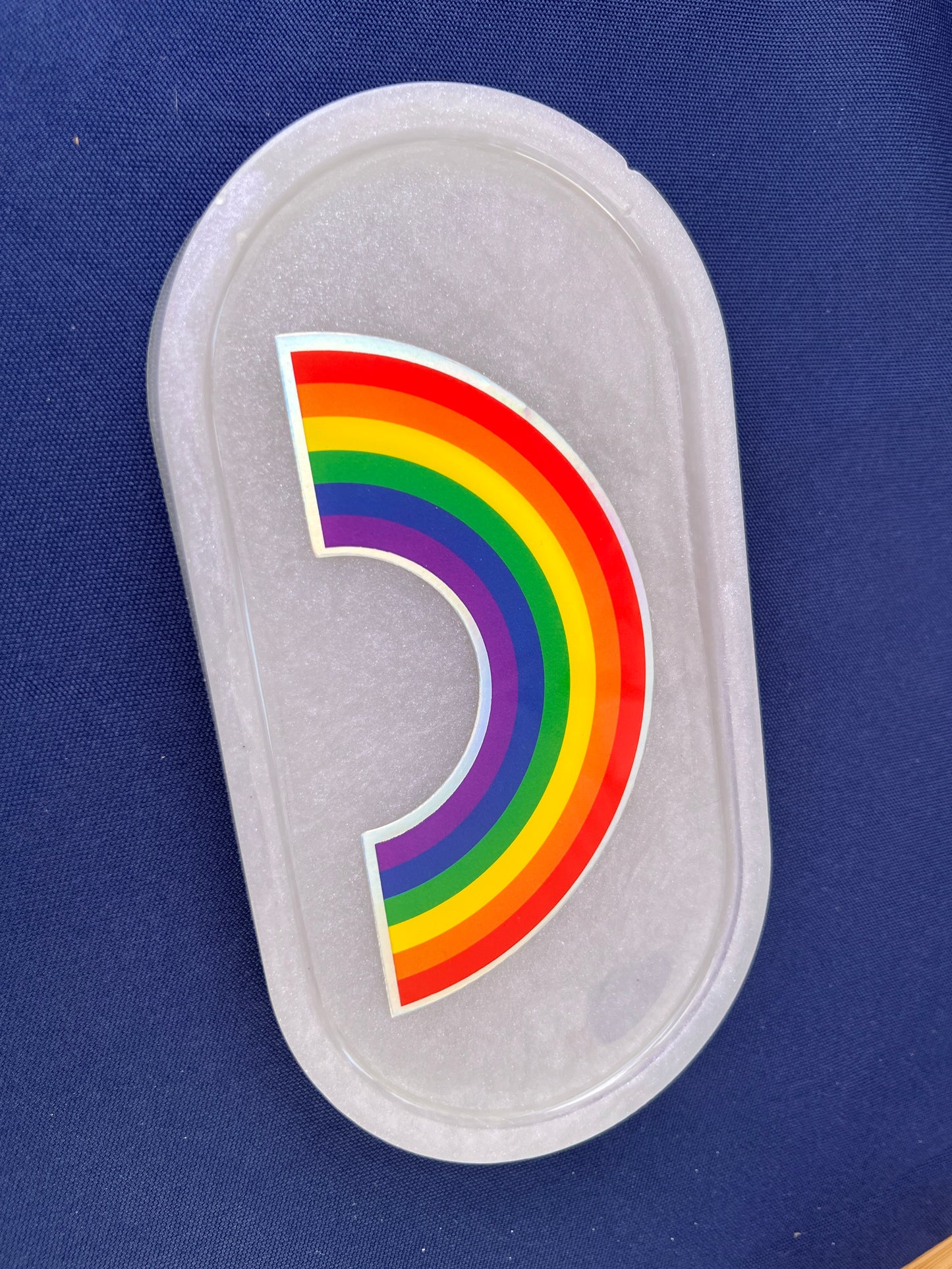 Rainbow Pride Multipurpose Tray - Trinket Dish - Ring Dish - Pill Tray