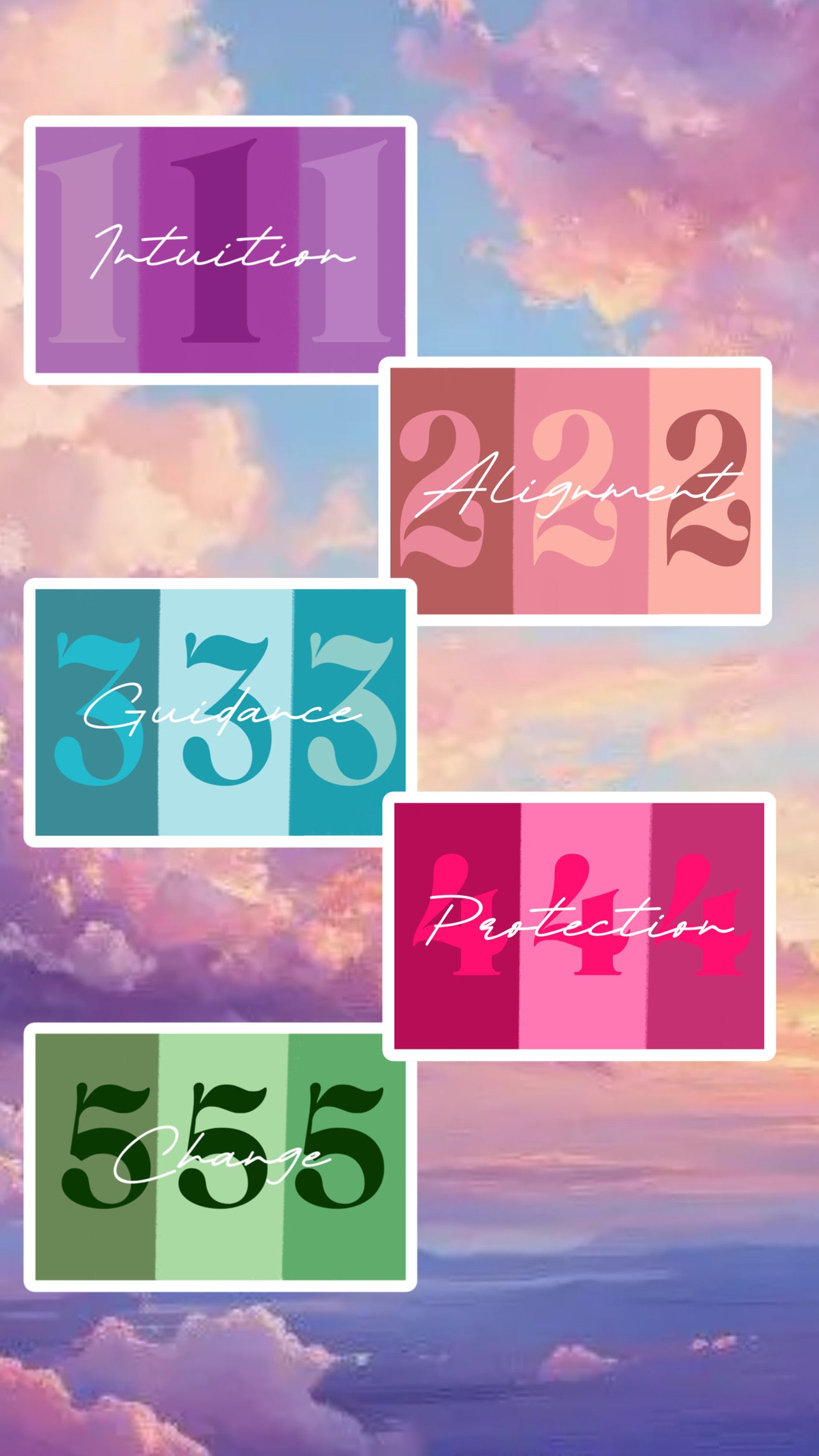 111 - Intuition - Angel Number Sticker