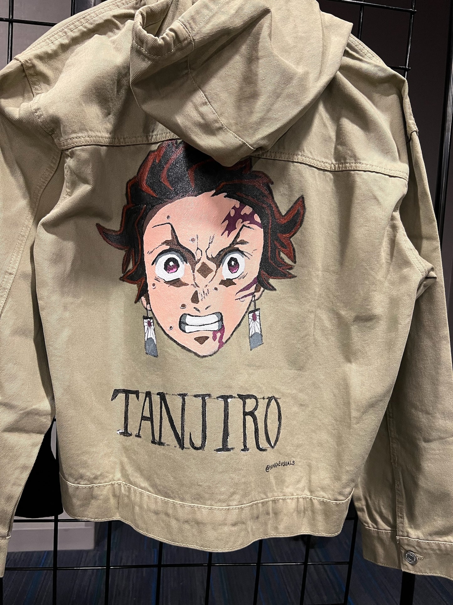 Custom Anime or Cartoon Character Denim Jacket - Made to Order