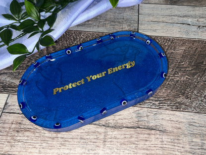 Protect Your Energy - Evil Eye Pill Tray - Made to Order