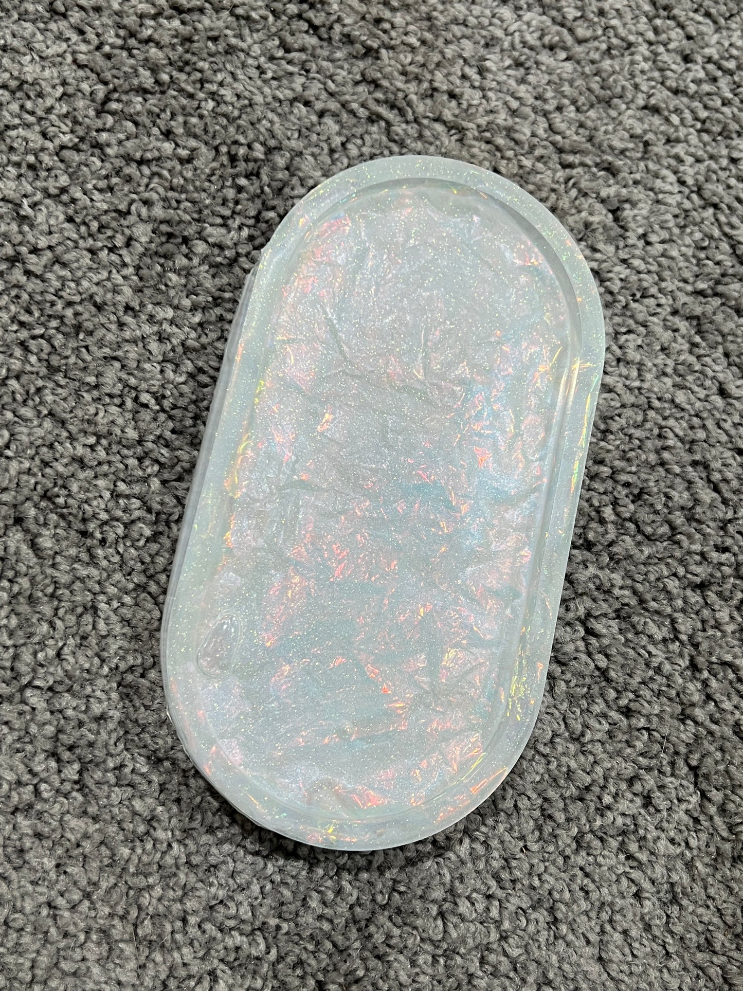 Iridescent Trinket Dish Pill Tray Made to Order