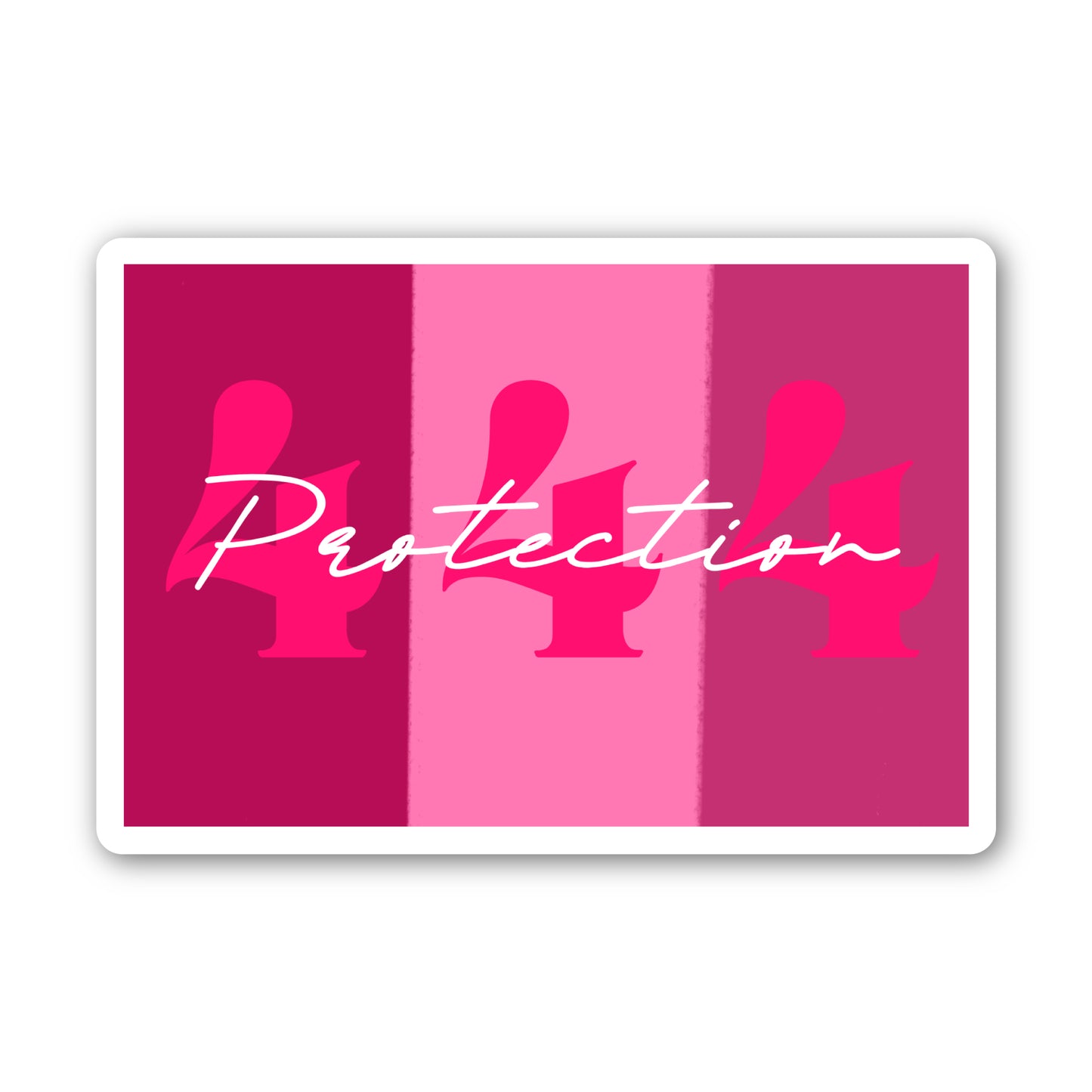 444 - Protection - Angel Number Sticker