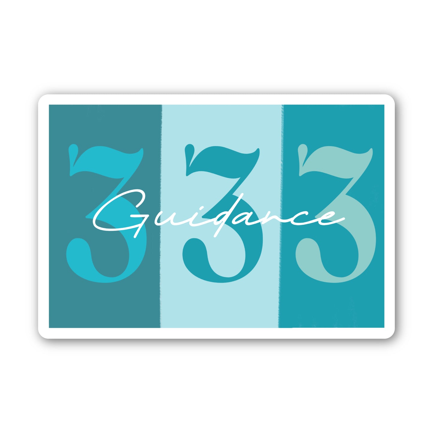 333 - Guidance - Angel Number Sticker