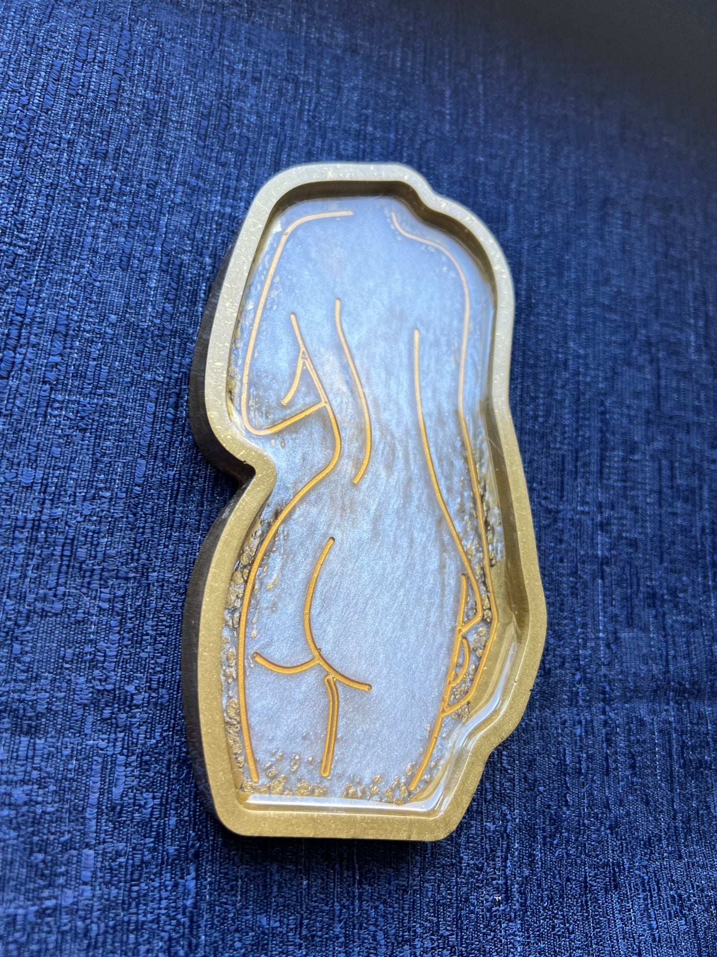 "Feminine Form" Line Art Tray - Elevate Your Space with this Versatile Jewelry Holder - Ring Dish - Soap Dish - Made to Order