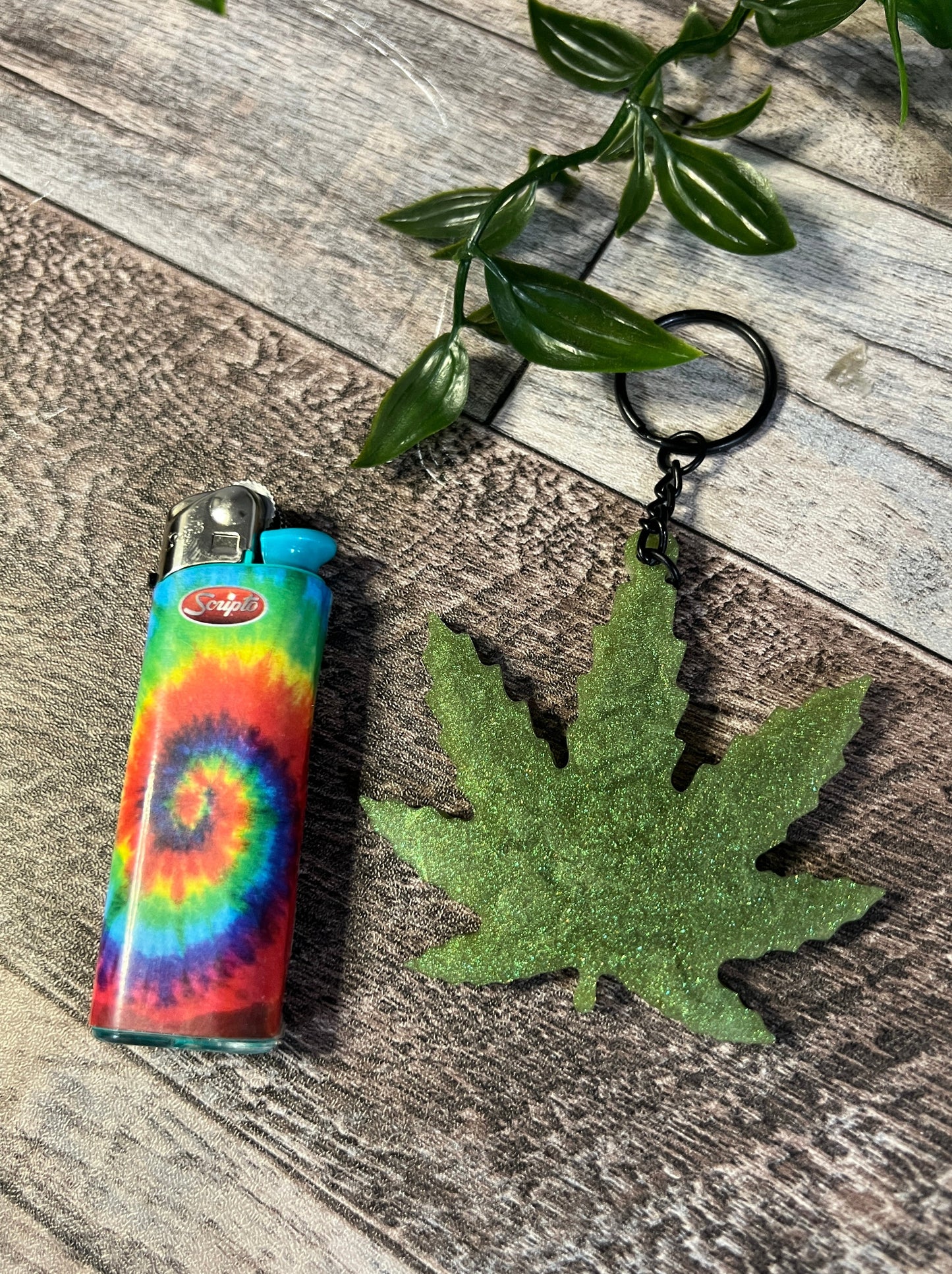 Leaf Keychain