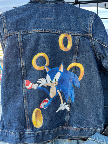 Custom Anime or Cartoon Character Denim Jacket - Made to Order